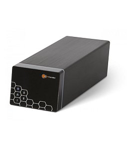 KNR-206 | Záznamové zařízení, 2x 3.5" int. pozice pro SATA (SSD) HDD, 1x Gigabit LAN, podpora až 16 současně připojených kamer/videoserverů   