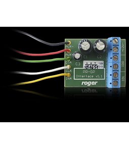 PR-GP | modul na pripojenie F7, F10, GP60A a GP90A ku kontrolérom PRxx2, upravuje logickú úroveň výstupných signálov čítačky na vstupy kontroléra, izoluje výstupy čítačky od rušení   