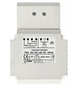 AWT 5161820 | transformátor 230 V AC/16/18/20 V AC (50 VA), kryt z polykarbonátu, IP43   
