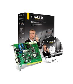 STAM-2 BT | STAM-1 P základná telefónna karta + STA-2 software pre 3 stanice   
