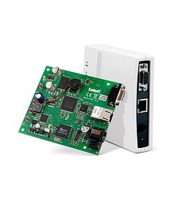 SMET-256 | Ethernet konvertor monitoringu ústrední Satel na telefónny monitoring   