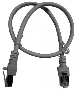 ON-MP-C5E-FUTP-005-LS-GY | Patch cord C5e F/UTP LSOH  0,5m GY   