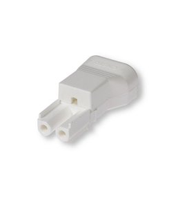 NAC22SH.W | Konektor NAC22 WH 2p úzka odľahčenie v ťahu vhodné pre všetky XL-spojky skrutkovací (zástrčka-socket)   