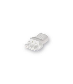 NAC32S.W | Konektor NAC32 WH 3p odľahčenie v ťahu vhodné pre všetky XL-spojky skrutkovací (zástrčka-socket)   