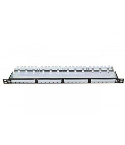 AC6PNLC240K2H | Patch Panel U 19" 24P 0,5U BK vhodný pre C6A Consolidation point-6Pmoduly(4x) AC6CPF060K   