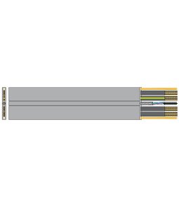 165344 | Kábel výťahový plochý PVC 6599-F 24G 0,75mm2 GY FM-150m   