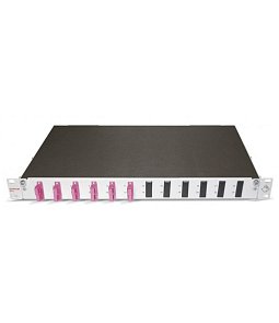 41525300ZY | Patch panel FO L 19"  6p 1U LC DX LGY MM OM4   