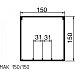 MAK  75/100 WH 3m/6 | Žľab elektroinštalačný MAK 75/100 PVC WH -25až60°C   