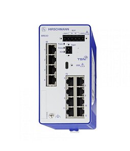 BRS30-12TX | Switch IDS 12p 8x10/100Base-TX 4x10/100/1000Base-TX manag IP30 DIN-rail Bobcat BRS30-12TX   