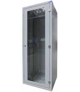 OR-YISZ-19-28-060-100-GY-R | Rozvádzač 28U 19" 600x1000 GY presklené dvere v ráme montovaný   